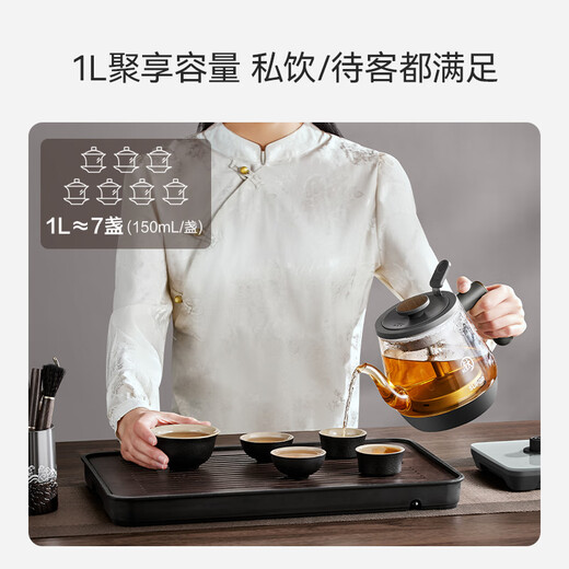 SUPOR health pot tea kettle aerospace grade pure titanium high temperature extraction tea steam spray tea kettle kettle electric kettle office home SW-10C03