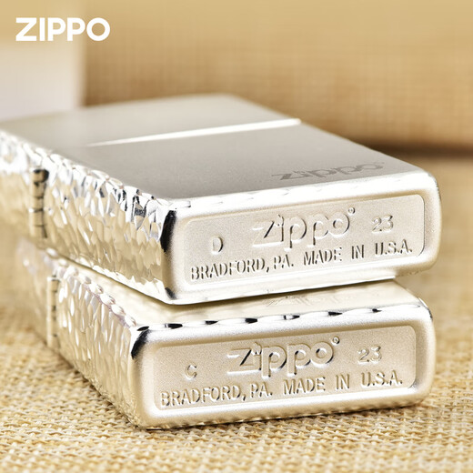 
ZIPPO lighter genuine silver plated fine sculptures and crushed ice zhibao original windproof kerosene for men's gift Art signature (stand-alone machine does not contain oil) -DY9902ZB
