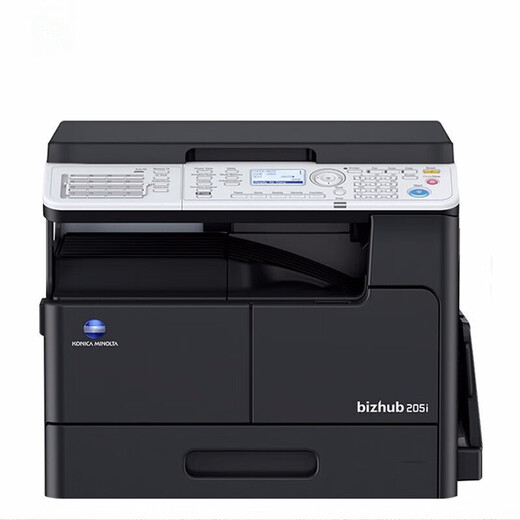 柯尼卡美能达 KONICAMINOLTA6180en/215i/225i/205i a3a4打印机柯美黑白激光网络复印打印一体机办公185en升级款 205i标配+自动双面输稿器+第二层纸盒