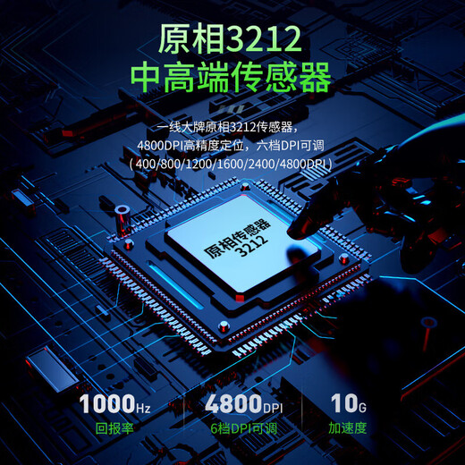 Acer wireless gaming mouse Bluetooth wired three-mode mouse small and medium-sized hand e-sports office ergonomic lightweight mouse custom programming LOL chicken preset macro black