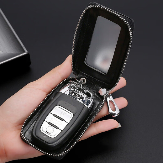 LVOSF Mini version Home Key Sac taille suspendue Coréen Version coréenne grande capacité Modèle Modèle Fashion Clé Universal Key Sac pour les femmes Luxe Luxury Brand Women Sac - noir - Matériel ordinaire