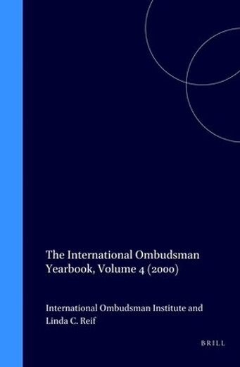 
Book The International Ombudsman Yearbook, Volume 4 (2000) Yearbook of the International Ombudsman, Volume 4 (2000): 9789