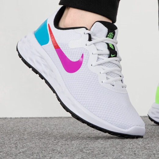 NIKE Nike Running Shoes Men's Shoes 2024 Spring New REVOLUTION 6 NN 4E Lightweight and Breathable Sneakers FJ1049-100 42