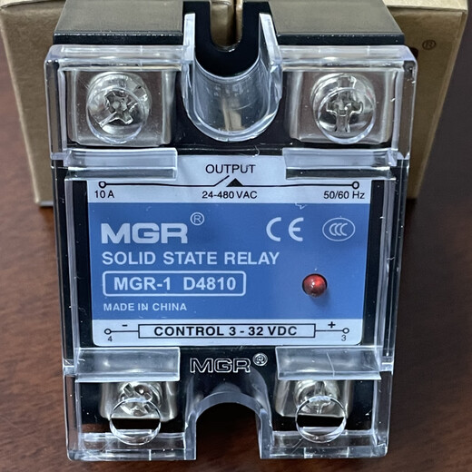 纪俪田定制 单相固态继电器-1 D4810 4825 4840 4860直流控交流48100A MGR-1-D4860