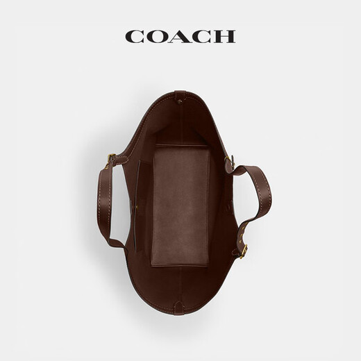 COACH Gift Women's GRAMERCY Tote Bag Shoulder Bag Genuine Leather Large Capacity Women's Bag B4/Maple Brown