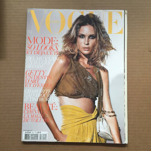 [Out of Print Old Book] Vogue Paris French Edition #844 февраль 2004 г. Эрин Вассон Vog