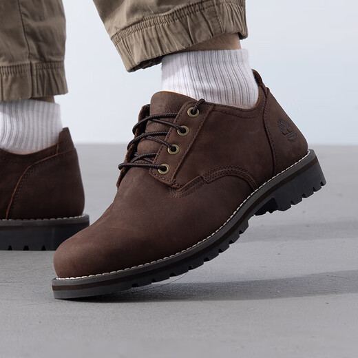 添柏岚（Timberland）男鞋休闲鞋春夏户外运动通勤防水耐磨轻便舒适工装商务皮鞋A699P A699PW07 棕色 44