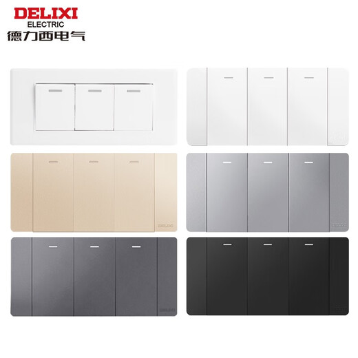 Switch Socket 118 TIPO TIPO DE CONTROL DE CONTROL SINGUNO DE TRES POSICIÓN 3-Open Dual Lámina de alimentación Personalización de la pared de la pared 691 White ----- Control dual de tres aperturas