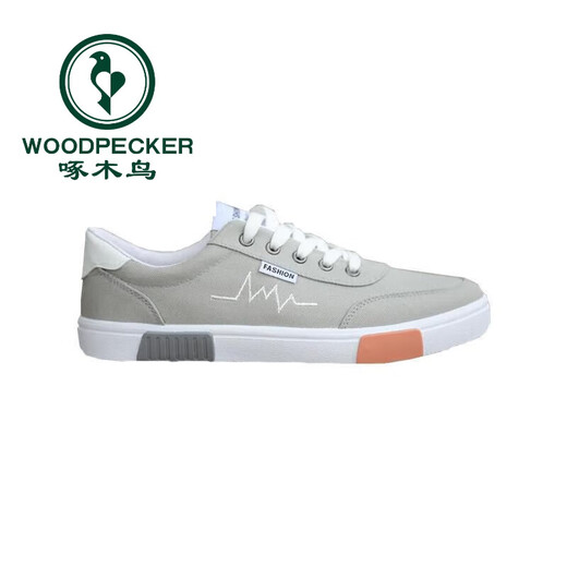 Woodpecker Old Pékin Chaussures en tissu pour hommes en automne chaussures de toile respirante usure et polyvalente semelle douce et confortable Chaussures à tendance décontractée pour hommes 6636 Gray 39 245