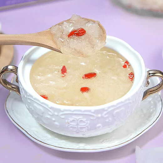 Enthält die Ohren des indonesischen Vogelnestes, gebrühte sofortige gefriergetrocknete Vogel-Nest-Tremella-Suppe frisch gedämpftes Frühstücksmahl