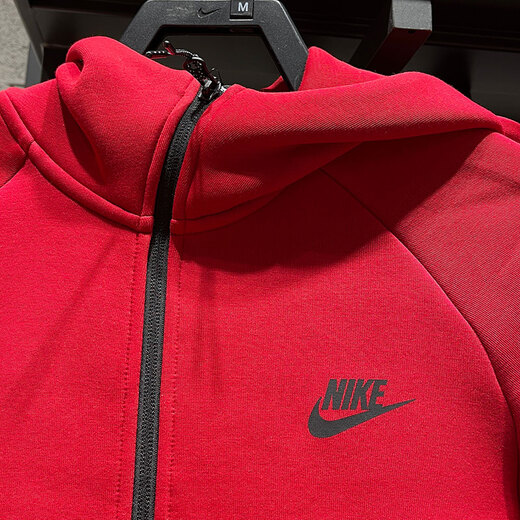 耐克（NIKE）外套男装2025春季新款健身训练运动服连帽防风休闲夹克 HV0950-687本命年红色 2XL
