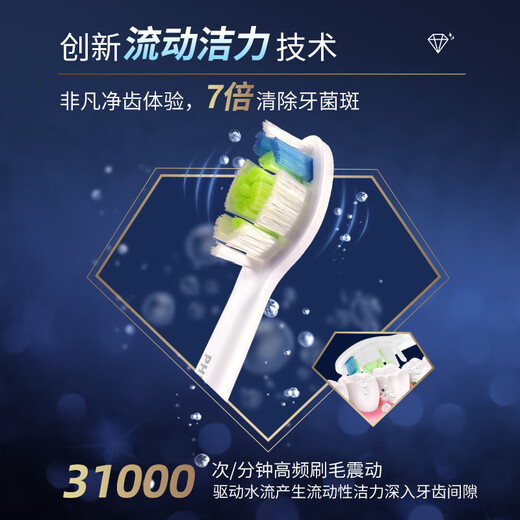 Philips Electric Electric Toothship HX9362/HX9352 Diamond Series pare Smart Sound Wave Vibrating White Single Host/No Accessories (HX9903 Mango, Garantía de almacenamiento durante un año