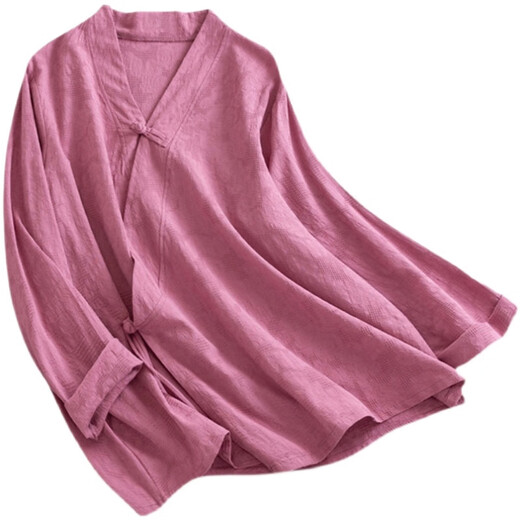 Zhufan Zen Kleidung für Frauen große Zen Kleidung für Tang Dynastie Kleidung für Frühlings- und Herbst -chinesische Baumwolle und Linie verbesserte Hanfu neue chinesische Stil Buddhist Zen Blue Long Sleeve M empfohlen 100/120 Jin [Jin gleich 0,5 kg]