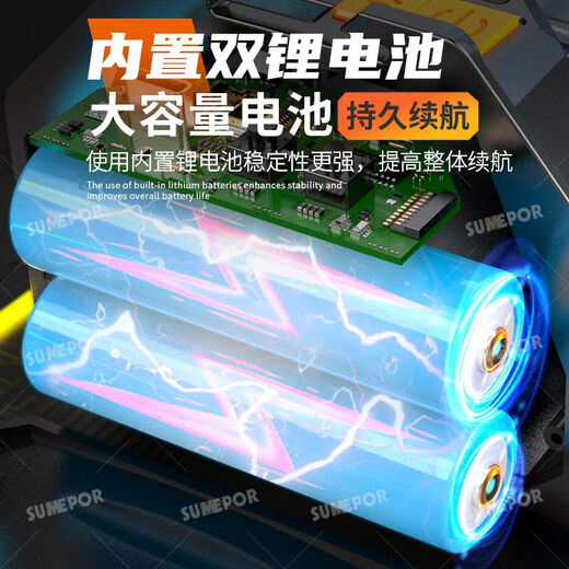 Les phares Zhechu ont une longue durée de vie de la batterie de 72 heures de pêche, un zoom super lumineux, une batterie de lithium à longueur à longue portée haute définition à la tête de lithium, super lumineuse, une lumière forte, super lumineuse [Batterie au lithium de grande capacité + dix ans de garantie] Bright 9900K [Top Flash Charging Model] 99:00
