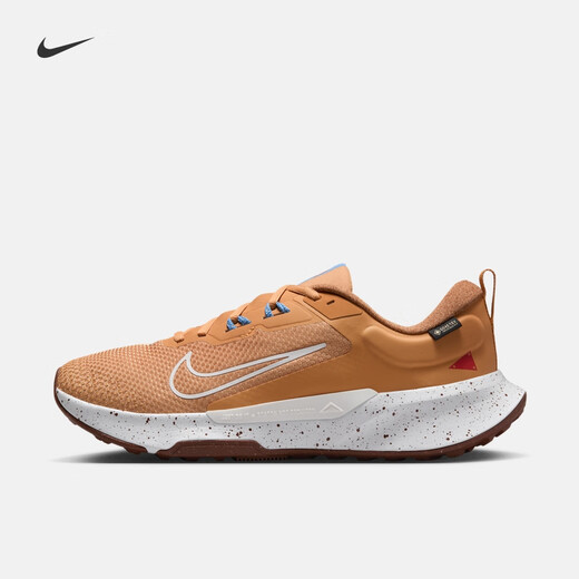 Nike Men's Outdoor Professional Running Shoes Spring NIKE JUNIPER TRAIL 2 GORE-TEX HM9734 800 Moon Copper/Light Brown/Fashionable Blue/Light Dark Red/White 43