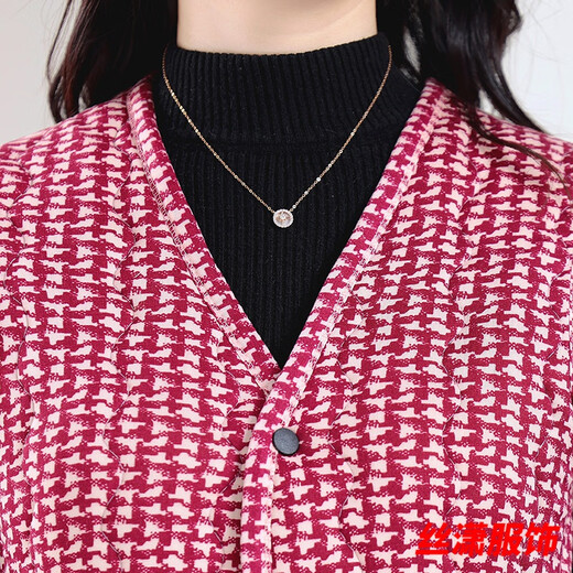 
Silk autumn and winter vest new style middle-aged and elderly camel velvet warm and gentle women's vest wearing floral loose cotton vest WY-6629/model No. 3 color Recommended 140-160Jin [Jin equals 0.5 kg] 5XL