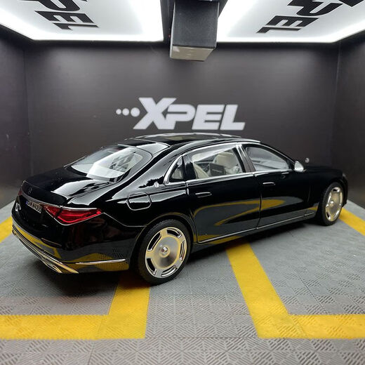 NOREV Mercedes-Benz Maybach S680 1 18 2020 Neue S-Klasse X223 Alloy Fully Open Car Model Collection Schwarz 183429
