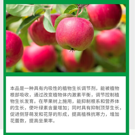 Huliankong paclobutrazol 25% dwarfing agent chlormequat, apple fruit tree control overgrowth growth regulator 1kg