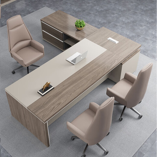 Shusheng Chinese style simple modern boss office desk and chair combination manager executive president desk office furniture single executive desk 1.6 meters