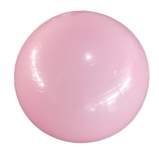 Wilkie yoga ball pregnant women delivery ball midwife fitness ball children's sensory training baby coaxing to sleep radish squat small Pilates 55CM light pink [air pump air exhaust plug]
