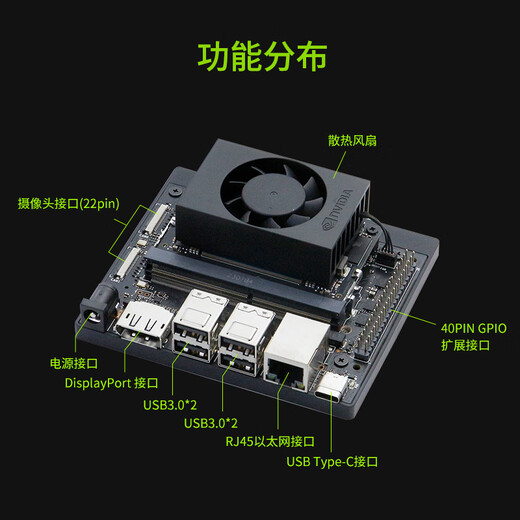 Yahboom Nvidia Jetson Orin Nano Super 4/8GB Официальный совет по развитию Kit Kit AI искусственный интеллект ROS CORE MODULE NX EDGE COMPUTING Office Version Mini Host Package Orin Nano
