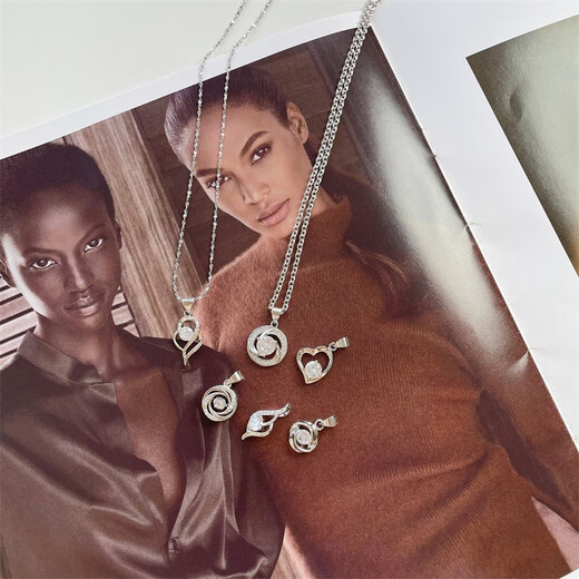 Shiyi single pendant Pt950 pure platinum, non-fading, non-allergenic, moissanite diamond 18k pure white gold single pendant without chain for children, masonry small waist