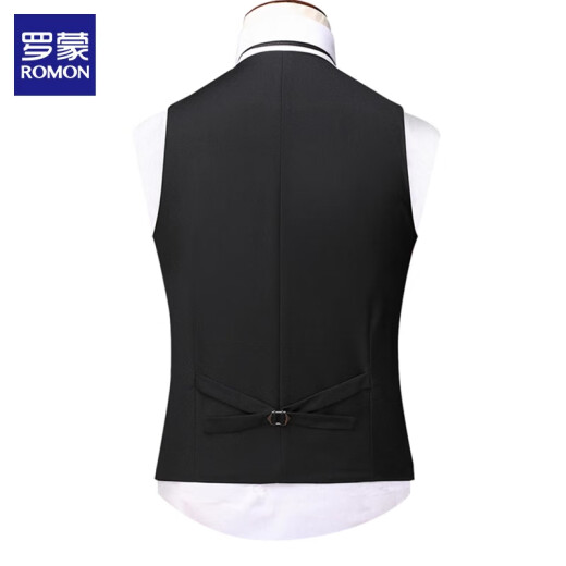 
Romon Suit Vest Men's Vest 2025 Spring and Summer New Fashionable Formal Business Casual Suit Horse Clip Men Blue XL Recommended [121-140Jin [Jin equals 0.5 kg]]