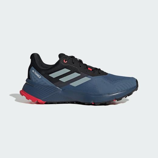 阿迪达斯 （adidas）男鞋2025夏季TERREX户外登山鞋徒步鞋跑步鞋低帮越野休闲运动鞋 IH3880奇迹青灰 42.5