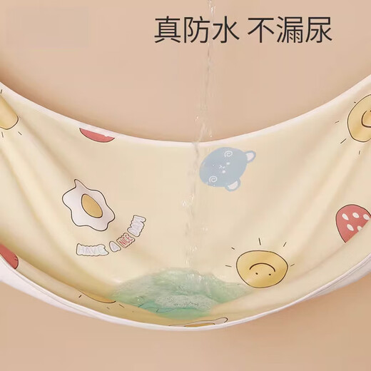 京厽隔尿垫婴儿防水可洗棉大小尺寸新生儿童宝宝防漏幼儿园尿布 1条装熊熊森林 50x70cm