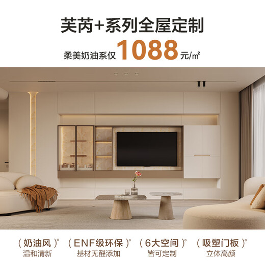 Quanyou (QUANU) Quanyou whole house customized wardrobe, bedroom wardrobe storage cabinet, living room TV cabinet, small apartment cloakroom storage cabinet 10880/10 (for specific plans, please contact customer service)