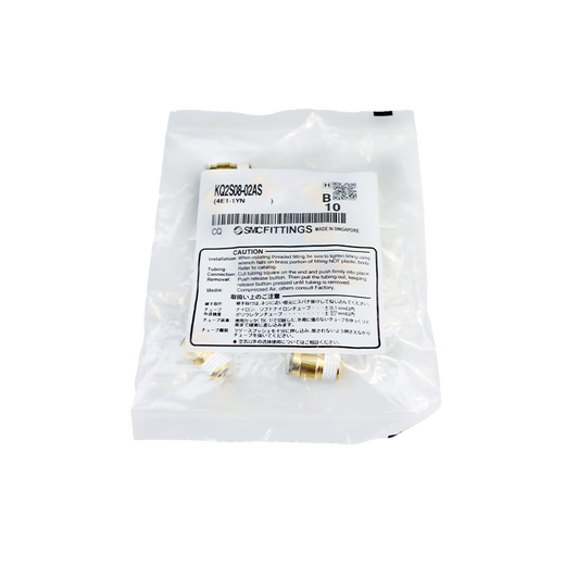 SMC quick-in threaded circular straight connector KQ2S04/06/08/10/12-M5A/01/02/03/04 AS KQ2S08-01AS