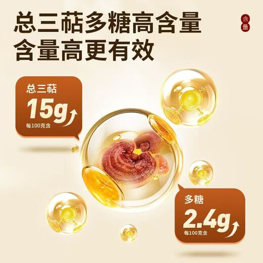 Snowy Materia Ganoderma Lucidum Sporenpulver, tibetisches Plateau Linzhi Ganoderma Lucidum, Erwachsene mittleren Alters und ältere Menschen, Sporenpulver, Besuch des Krankheitsgeschenks 1 Flasche 250g