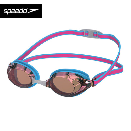 Speedo V Speed ​​3 generation children's swimming goggles HD anti-fog and waterproof youth professional training swimming goggles Picton blue/vermilion/gold