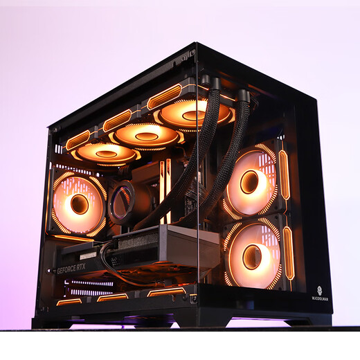 AMD Ryzen 7 9700X host complete machine/RTX5060TI/5070/5070ti/5060 graphics card complete machine e-sports design desktop computer host assembly machine DIY assembly machine R7 9700X+RTX5070Ti丨Six