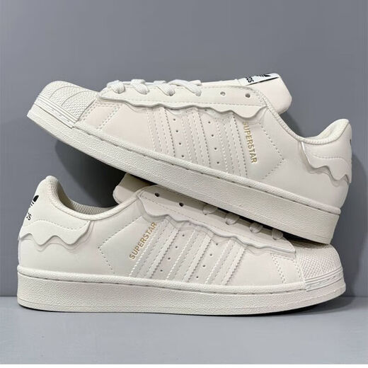 Pure original Putian shell head shoes women's black versatile retro black warrior autumn and winter sports casual shoes men's trendy white and black IF1585 42 (150mm)