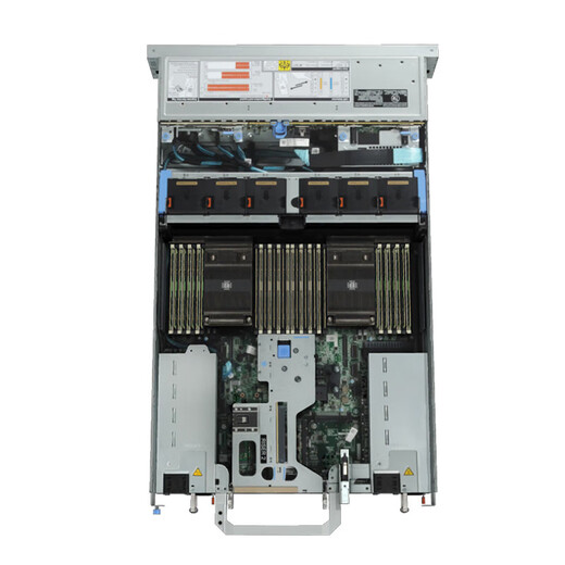 戴尔R750/R750XS/R760XS/R7525 2U机架式服务器虚拟化deepseek主机GPU显卡 R7525丨2颗AMD7452 64C/128T 256G内存丨8块16T硬盘 H755