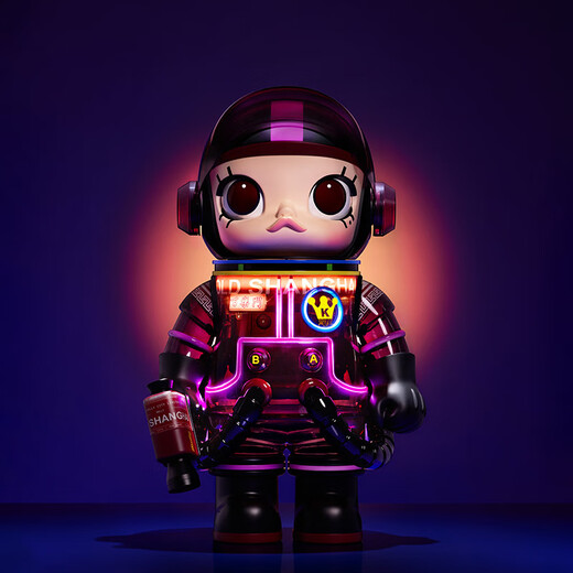 Pop Mart Popmart Space Molly1000% Mega Collection Series 70cm General Trendy Toy-Floor-Standing Ornements Paramount Projection Version 1000% (70 cm)
