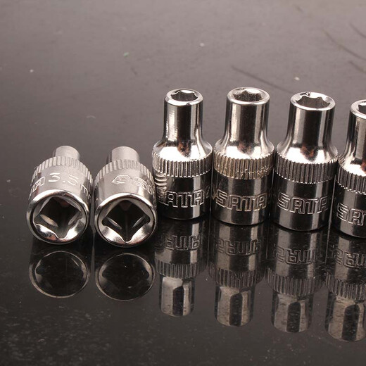 世达世达（SATA） 世达SATA六角小快速套筒 6.3mm1/4内六角套筒头小飞 5mm小飞6.3系列-11304