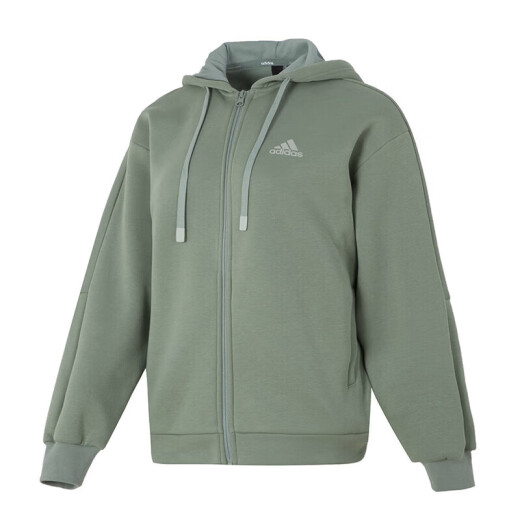 
Adidas jacket women's spring new hooded jacket fashionable comfortable warm knitted sports casual jacket cardigan IK9894 S