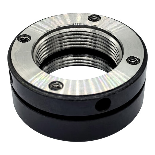 XMSJ axial locking nut machine tool spindle screw self-locking nut round anti-loosening anti-retraction fastening nut -M95*2 points 0P outer diameter 125 thickness 2