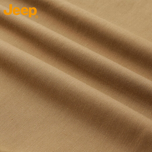 吉普（JEEP）外套男士飞行员夹克春秋季工装棒球领美式复古上衣男装 卡其 XL