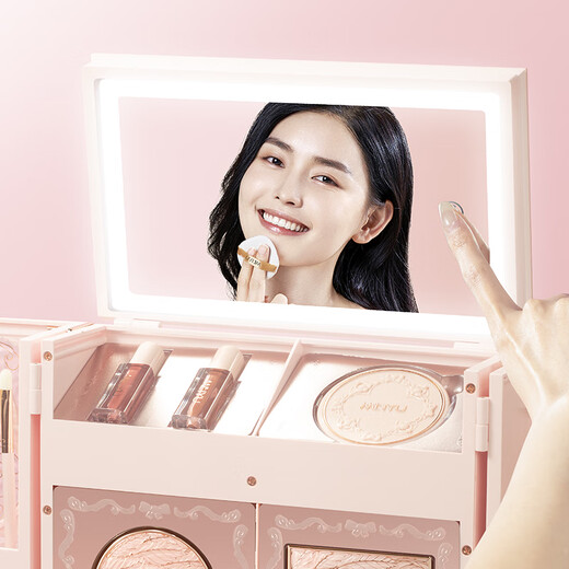 MEIYU Dielianhua Christmas gift for girlfriend birthday girl makeup lipstick gift box cosmetics complete set Dielianhua 14-piece set - including three-color beauty mirror. An e-card is required to contact customer service