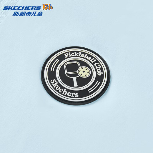 Skechers boys summer cool and comfortable sun protection quick-drying sports coat children's new top L225B004 Breeze Blue/034V 160