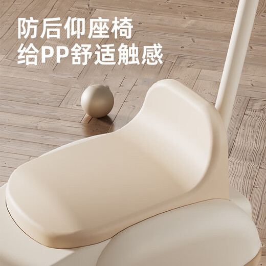 Qiaole Bear children's tricycle bicycle 1-3 years old baby stroller 3-6 years old baby with pedals for children to go out for a bicycle ride Rock Blue high configuration lamp music + pedals + push rod