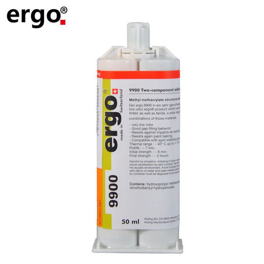 
ergo9900 adhesive metal plastic ceramic stainless steel ABS special high temperature resistant structure ab glue