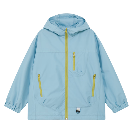 Zuoxi Boys Spring Jacket Child's Child's Charge Suit Spring and Automn Style 2025 Nouveau garçon décontracté Top Trend Blue 140
