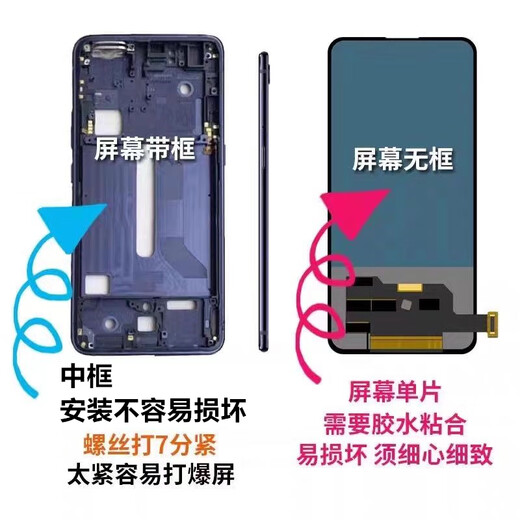 Jingfang [Pure Original] Suitable for Samsung Note20 Ultra Screen Assembly Note20 LCD Note10+Touch Galaxy Note10 Display Note9 8 Mobile Phone Screen Note20 Ultra Screen [Frame White] Can be handwritten with face password