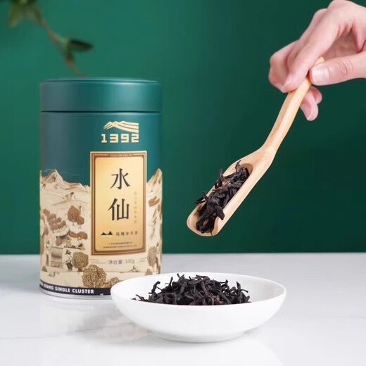 天池1392凤凰单丛七彩水仙茶叶乌岽山特级潮州单枞高山乌龙茶罐装 天池（七彩系列-水仙）一罐