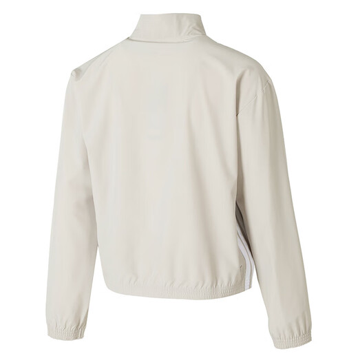 Veste adidas pour les femmes 2025 Automne Traine de fitness extérieur mode Fashion Toven Stand Collar veste décontractée de sport confortable JE6173 / Light Khaki S