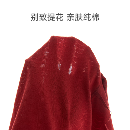 Guiqi Bear baby pure cotton jumpsuit summer thin red full moon one-year-old clothing baby air-conditioning clothing hayi crawling clothing spring and autumn